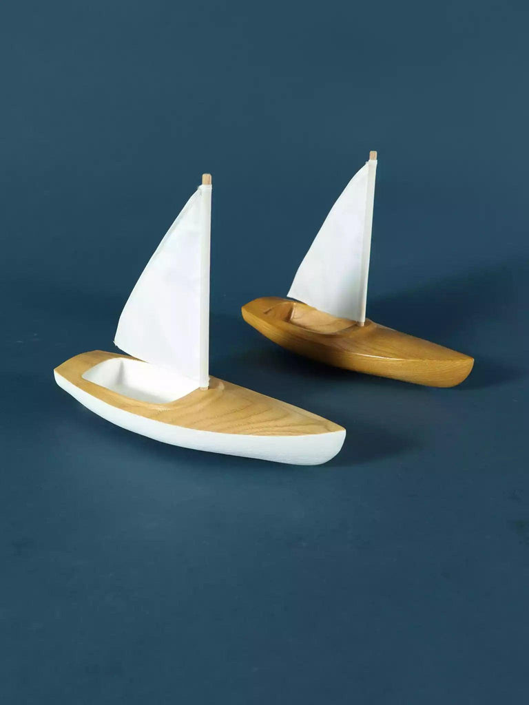 Wooden Sailboat with Sailor Boy - Noelino Toys