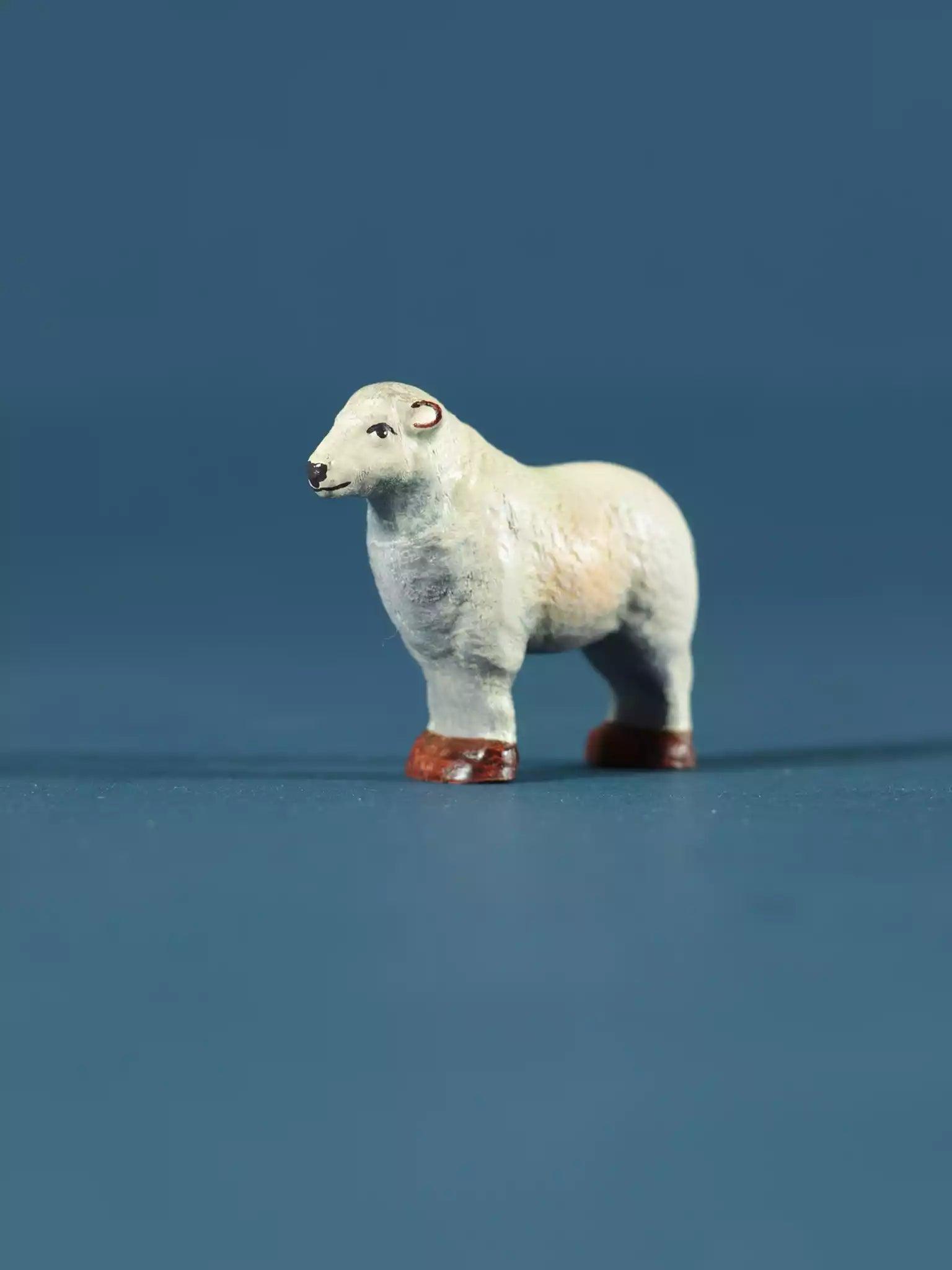 Wooden Sheep Collectible Toy Figurine - Noelino Toys
