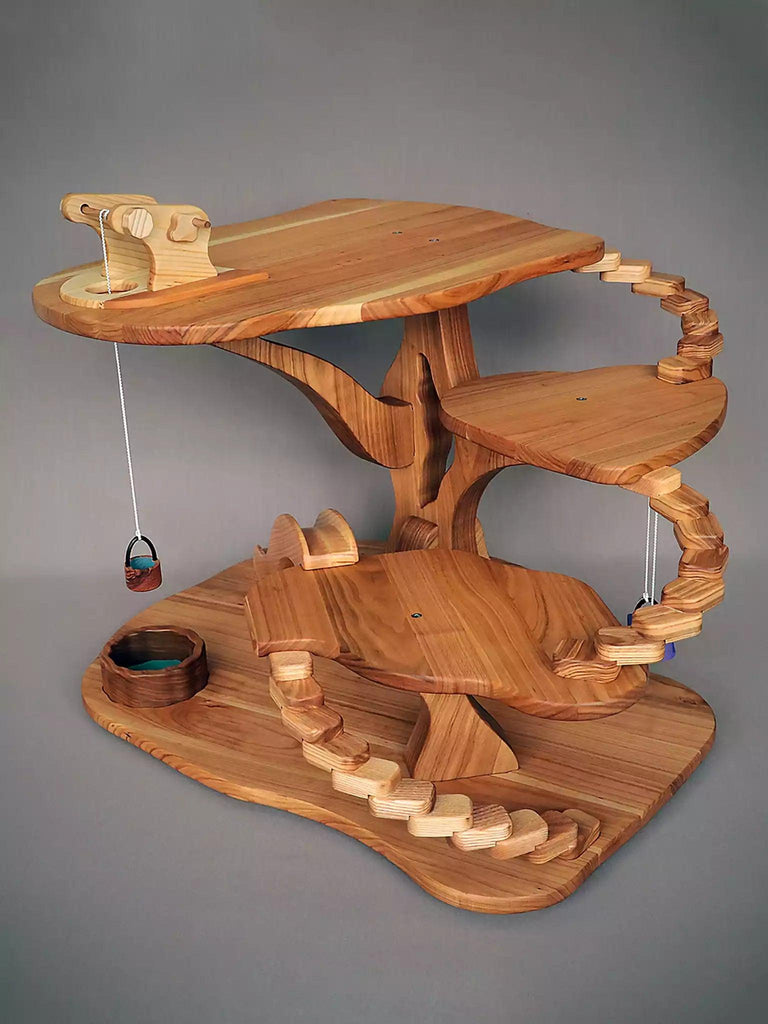 Wooden online treehouse dollhouse