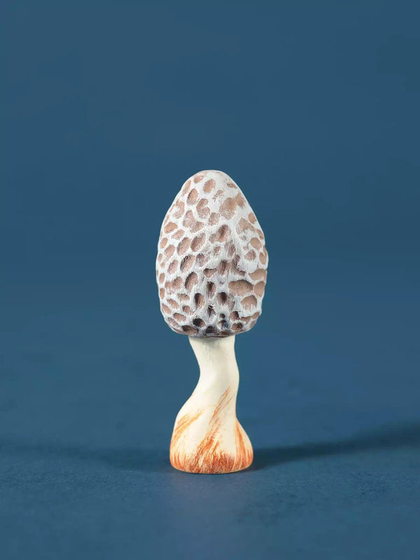 Carved Mushroom Toy - Morchella Esculenta - Noelino Toys