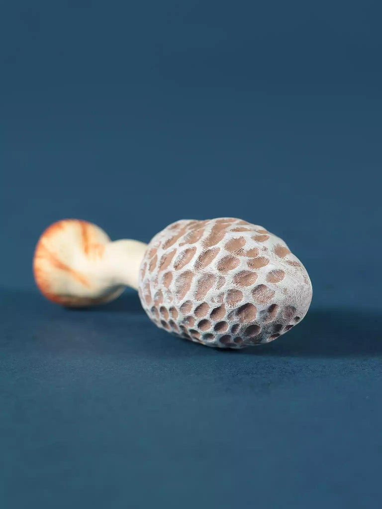 Carved Mushroom Toy - Morchella Esculenta - Noelino Toys