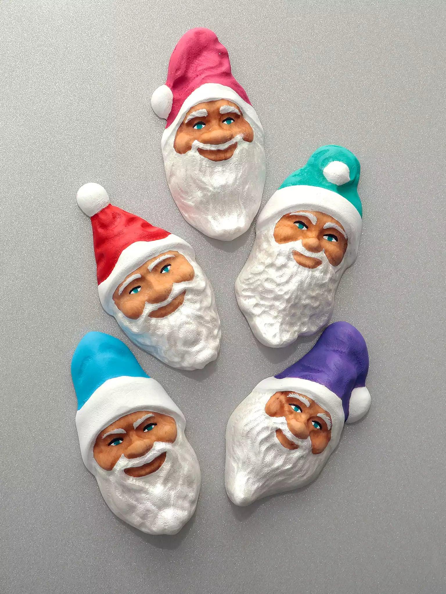 Christmas Magnets – Wooden Santa - Noelino Toys