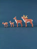 Deer Family - Wooden Waldorf Animals - Noelino Toys