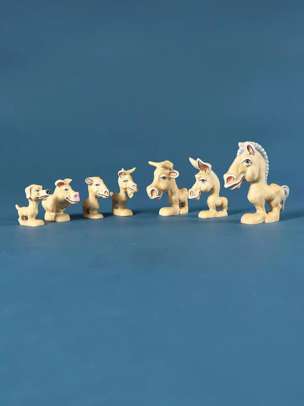 Farm Animals Set - Cartoon Character Collection - Noelino Toys