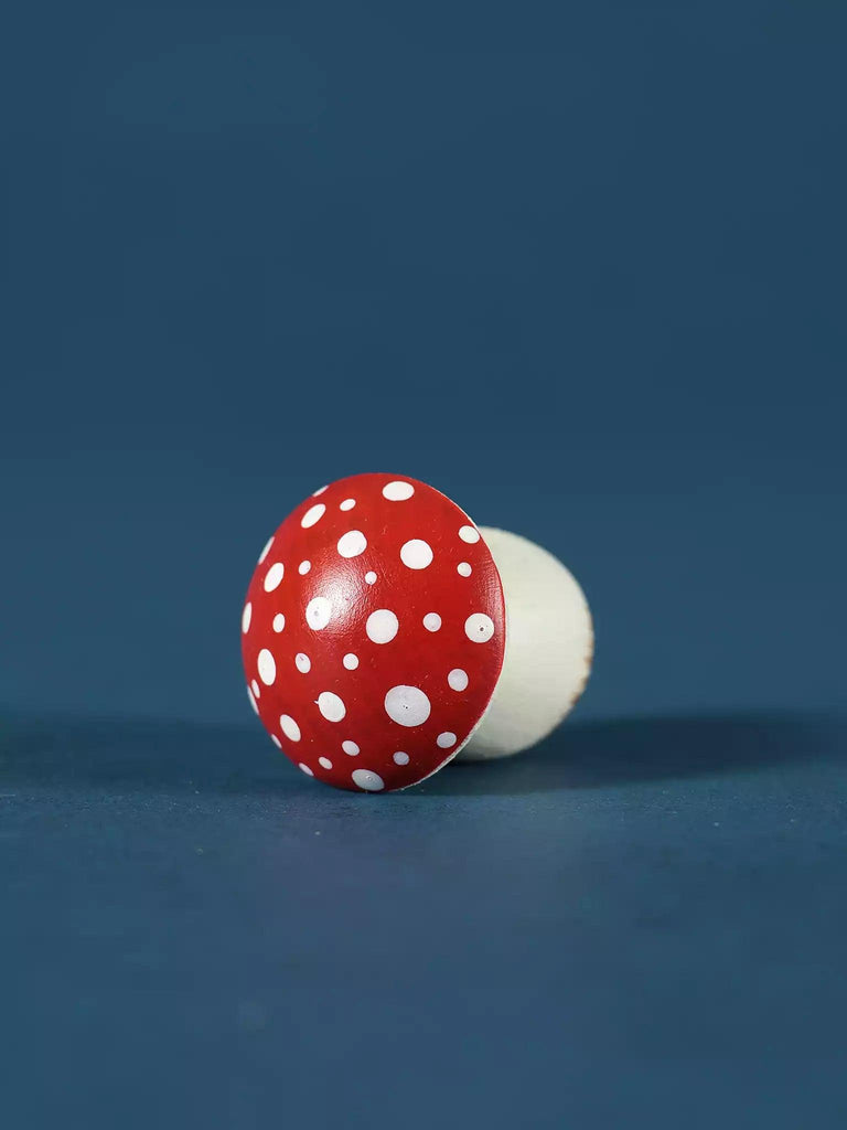 Handmade Mushroom Toy - Red Amanita Muscaria - Noelino Toys
