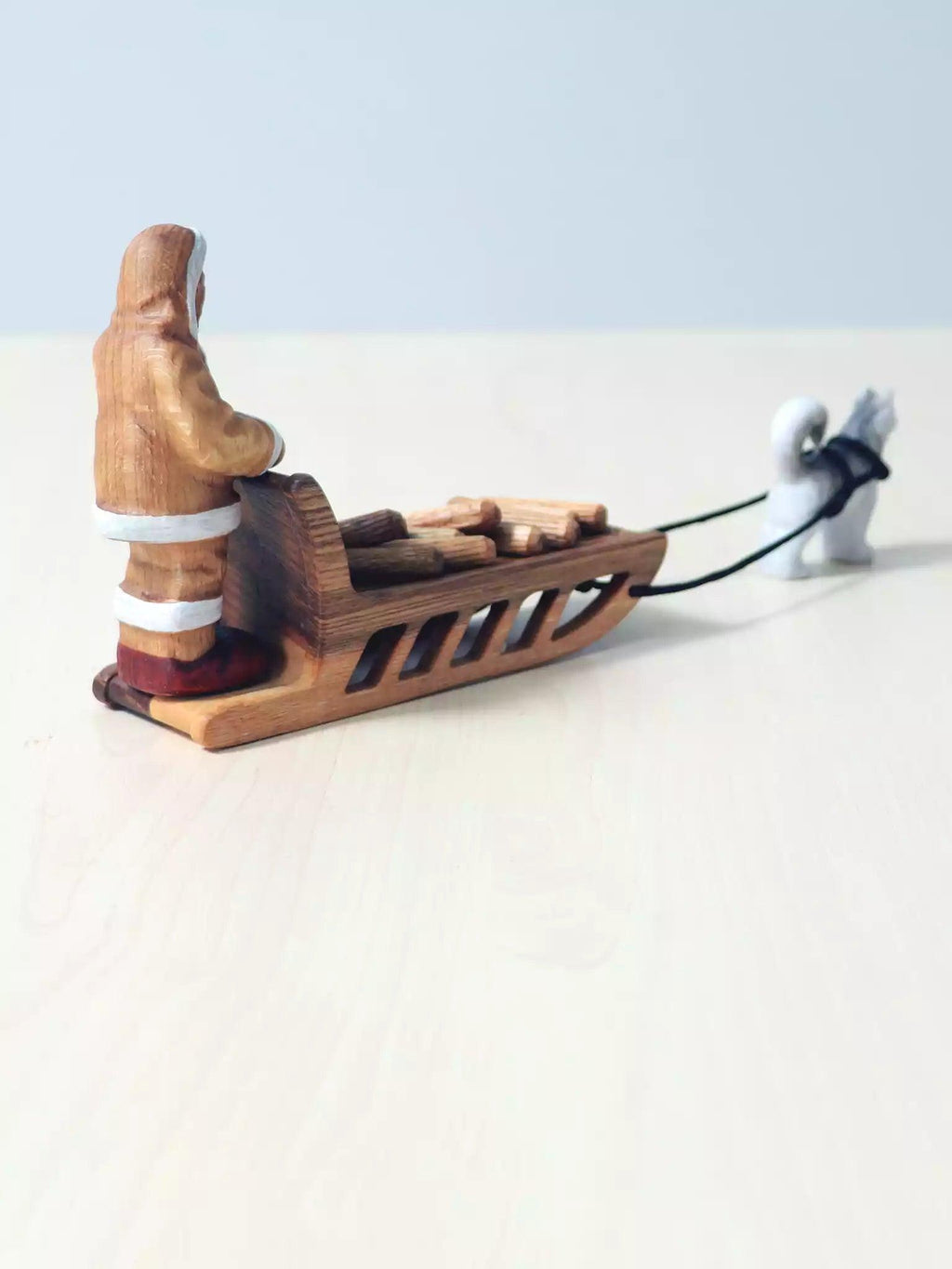 Inuit Man & Husky with Sled - Noelino Toys