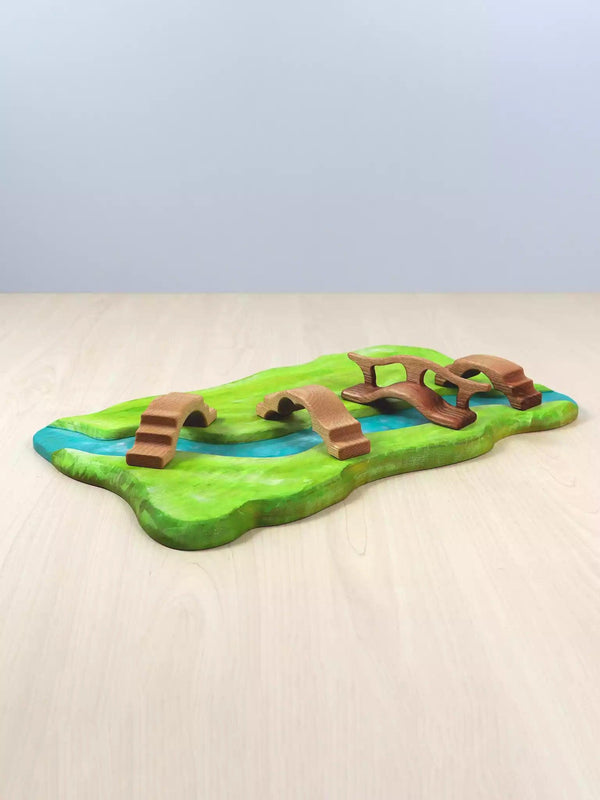 Large Wooden Bridge Toy - Noelino Toys