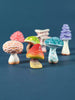 Painted Wooden Mushrooms Toy Set - Noelino Toys