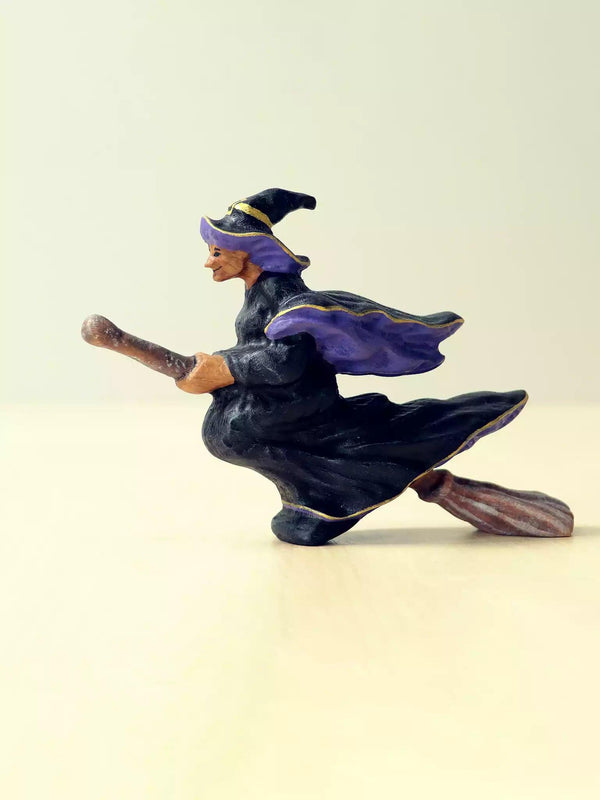 Witch on the Broom Toy - Noelino Toys