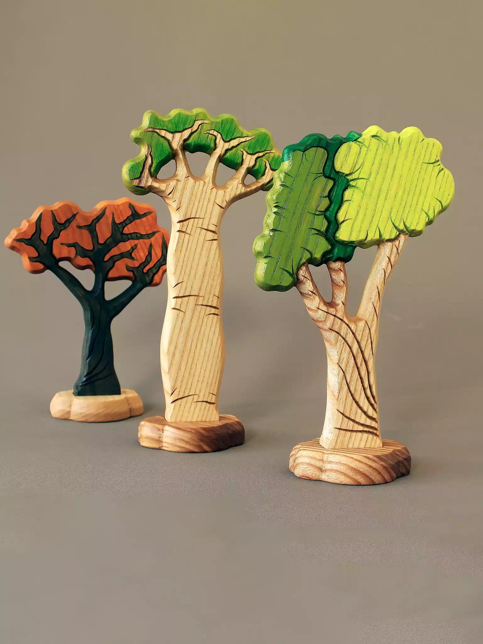 Wooden African Ebony Tree Toy - Noelino Toys