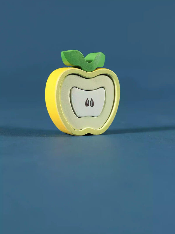 Wooden Apple Educational Stacking Fruit Toy - Noelino Toys