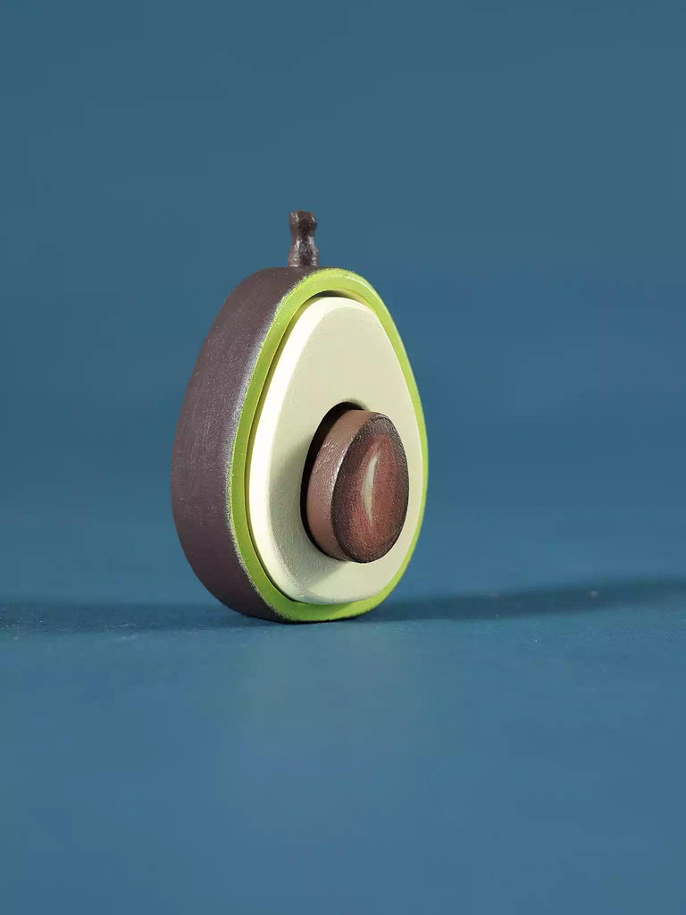 Wooden Avocado Educational Stacking Fruit Toy - Noelino Toys