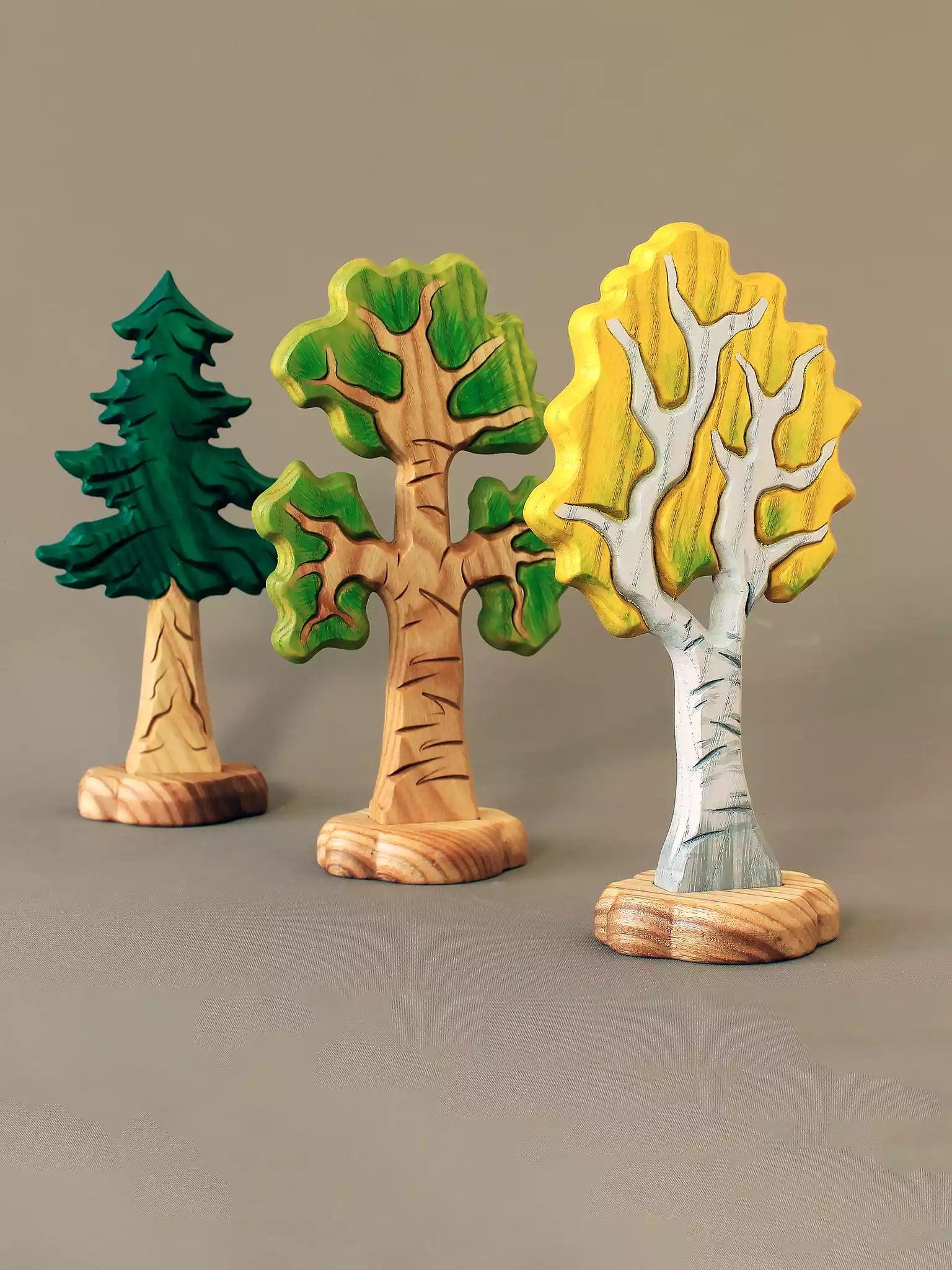 Wooden Birch Tree Toy - Noelino Toys