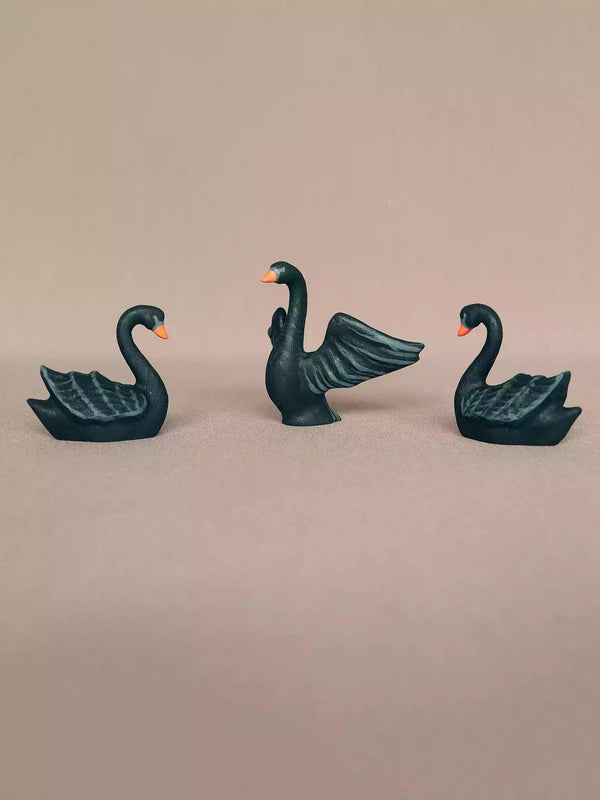Wooden Black Swan Toy Set - Noelino Toys