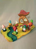 Wooden Carved Gnome Toy Set - Noelino Toys