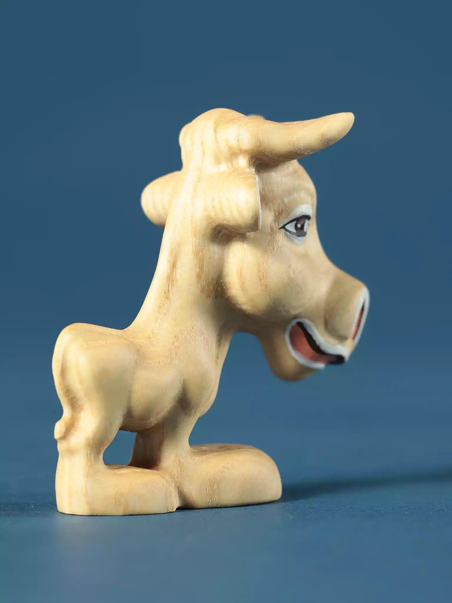 Wooden Cow Toy - Cartoon Character for Toddlers - Noelino Toys