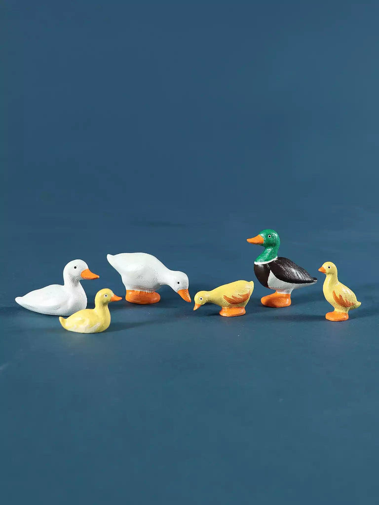 Wooden Duck Toy - Family of Six - Noelino Toys