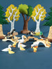 Wooden Duck Toy - Family of Six - Noelino Toys
