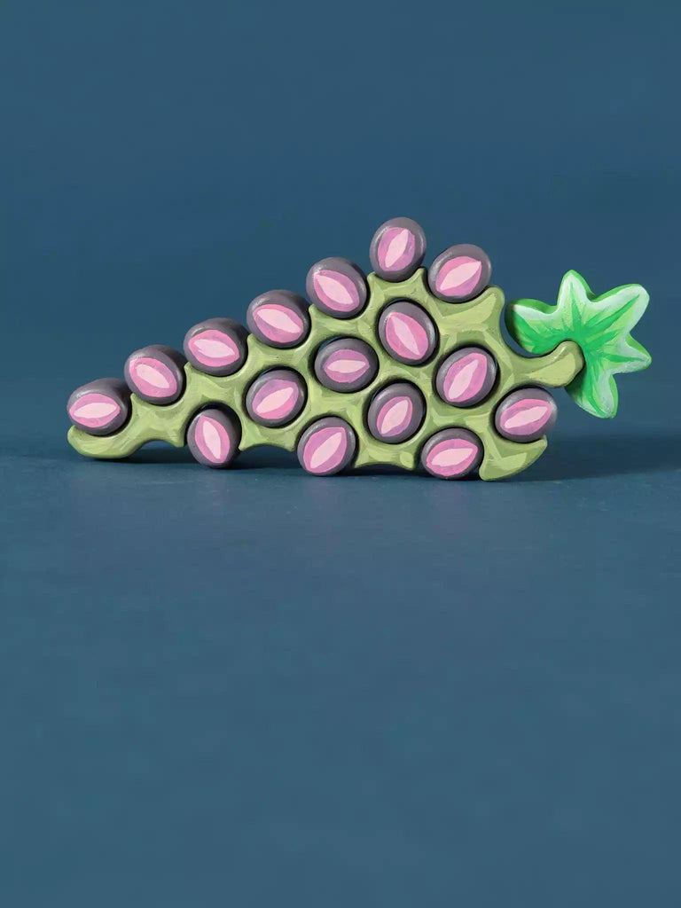 Wooden Grape Educational Stacking Fruit Toy - Noelino Toys