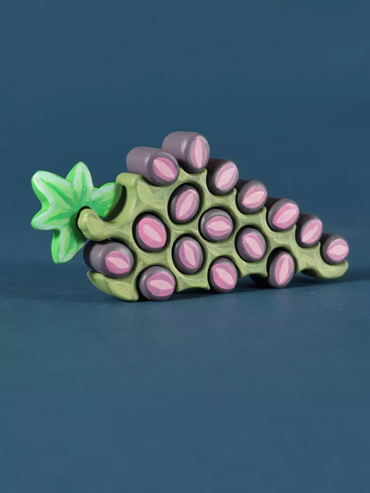 Wooden Grape Educational Stacking Fruit Toy - Noelino Toys