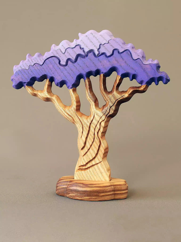 Wooden Japanese Maple Trees - Set of Four - Noelino Toys