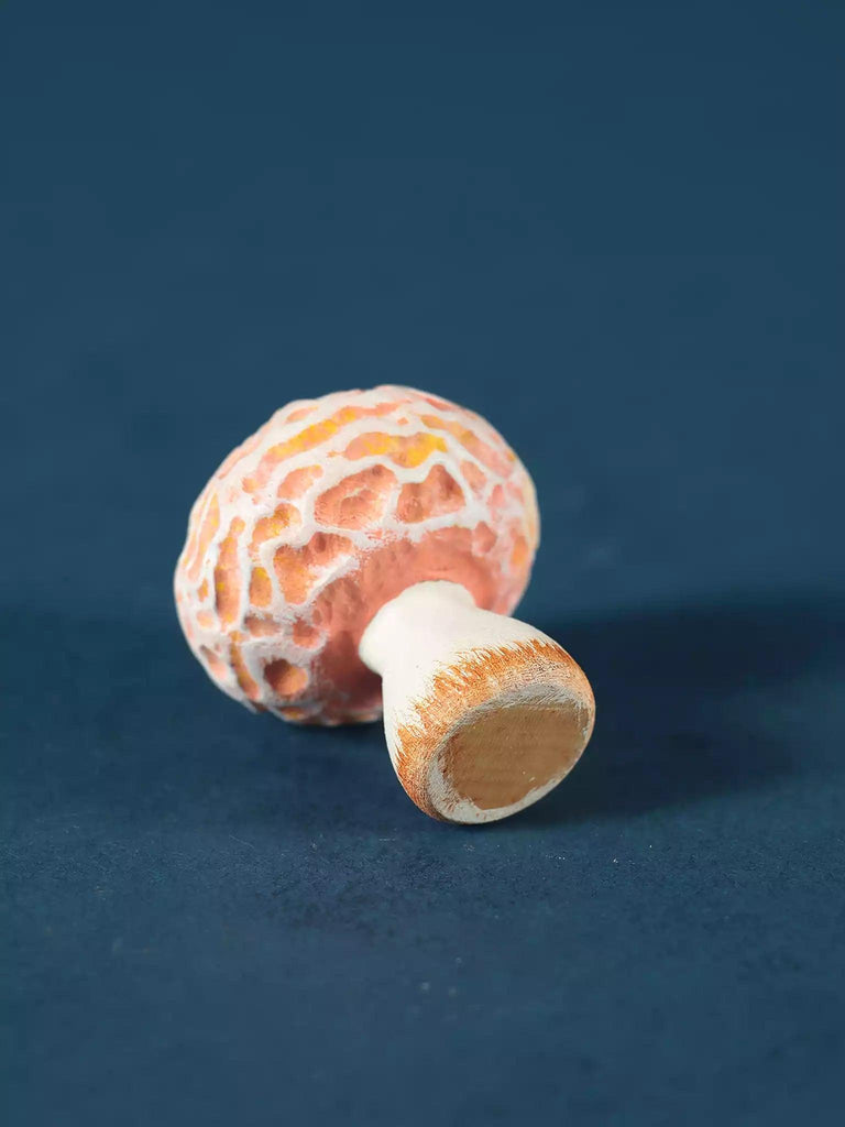 Wooden Mushroom Toy - Rhodotus Palmatus - Noelino Toys