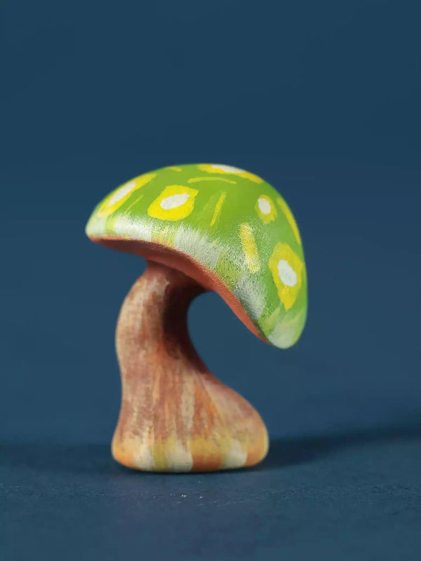 Wooden Mushroom Toy - Russula Virescens - Noelino Toys