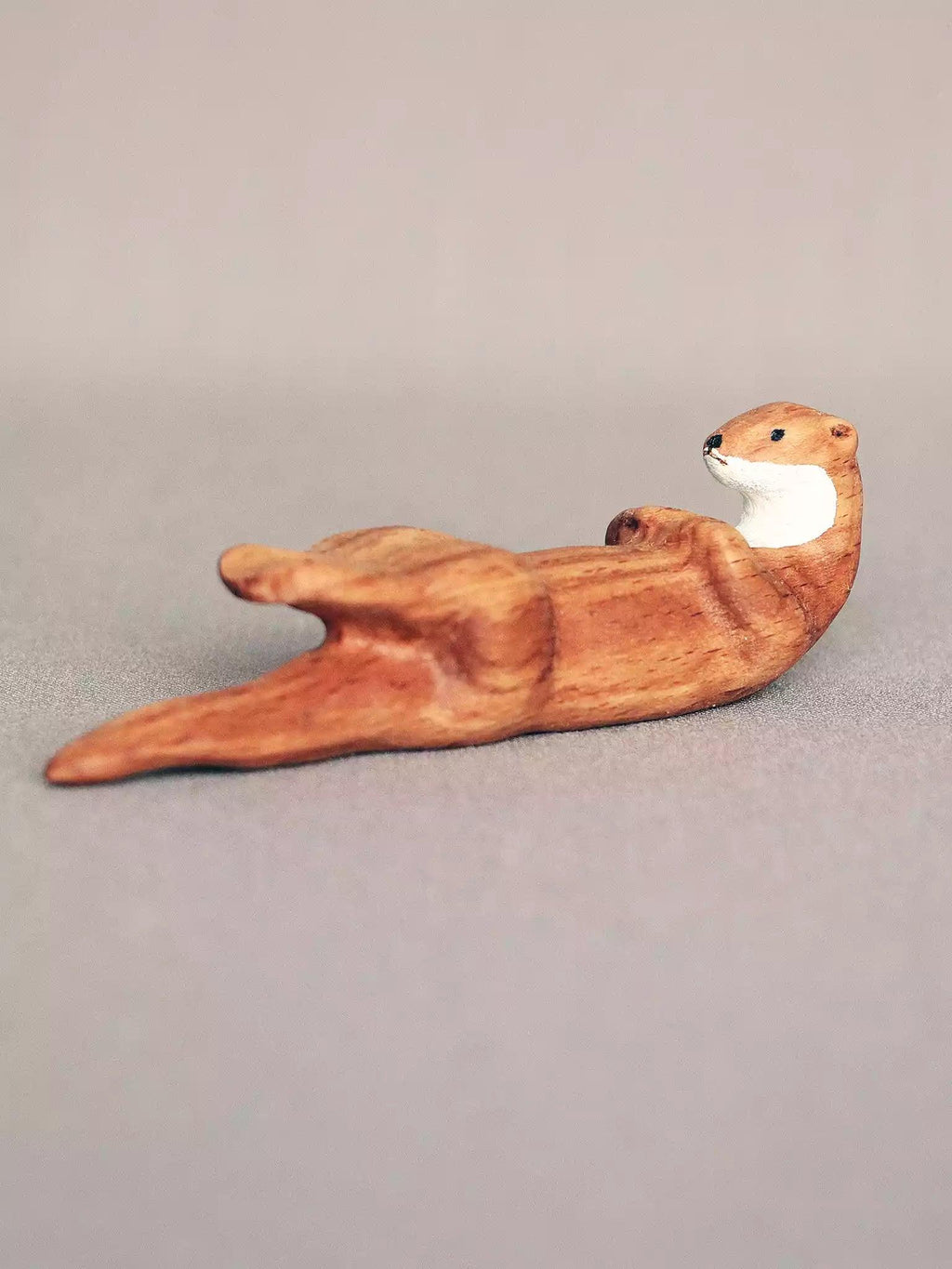 Wooden Otter Toy - Family of Three - Noelino Toys