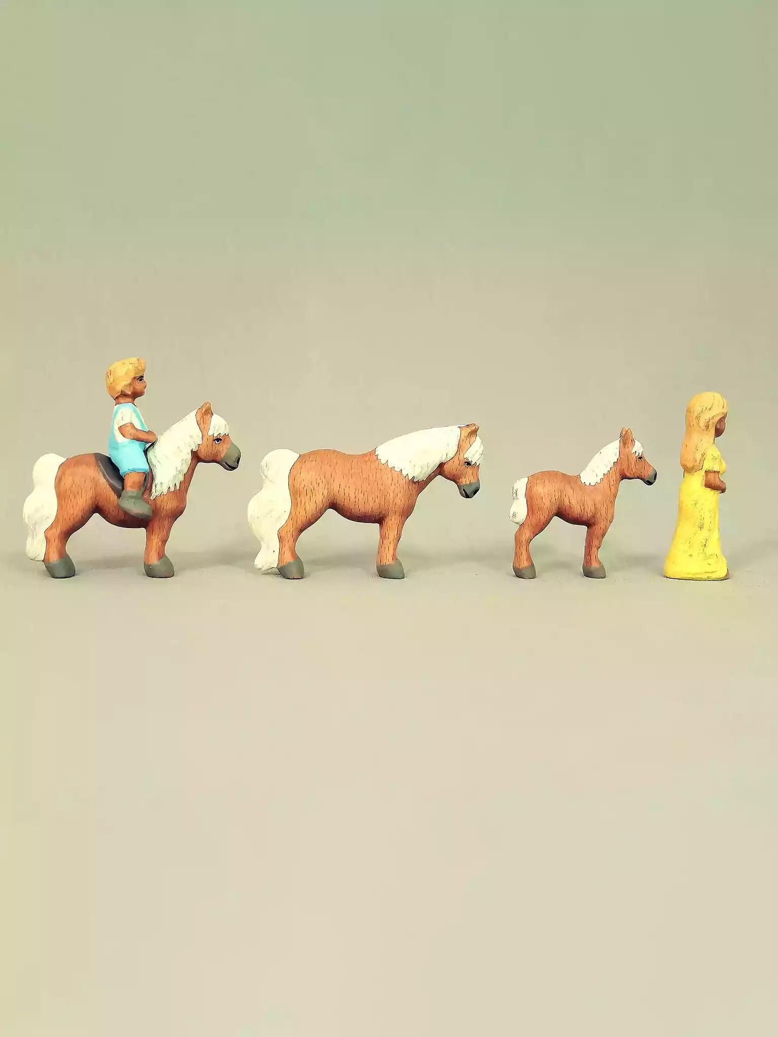 Wooden Paddock Pony Land Set - Noelino Toys