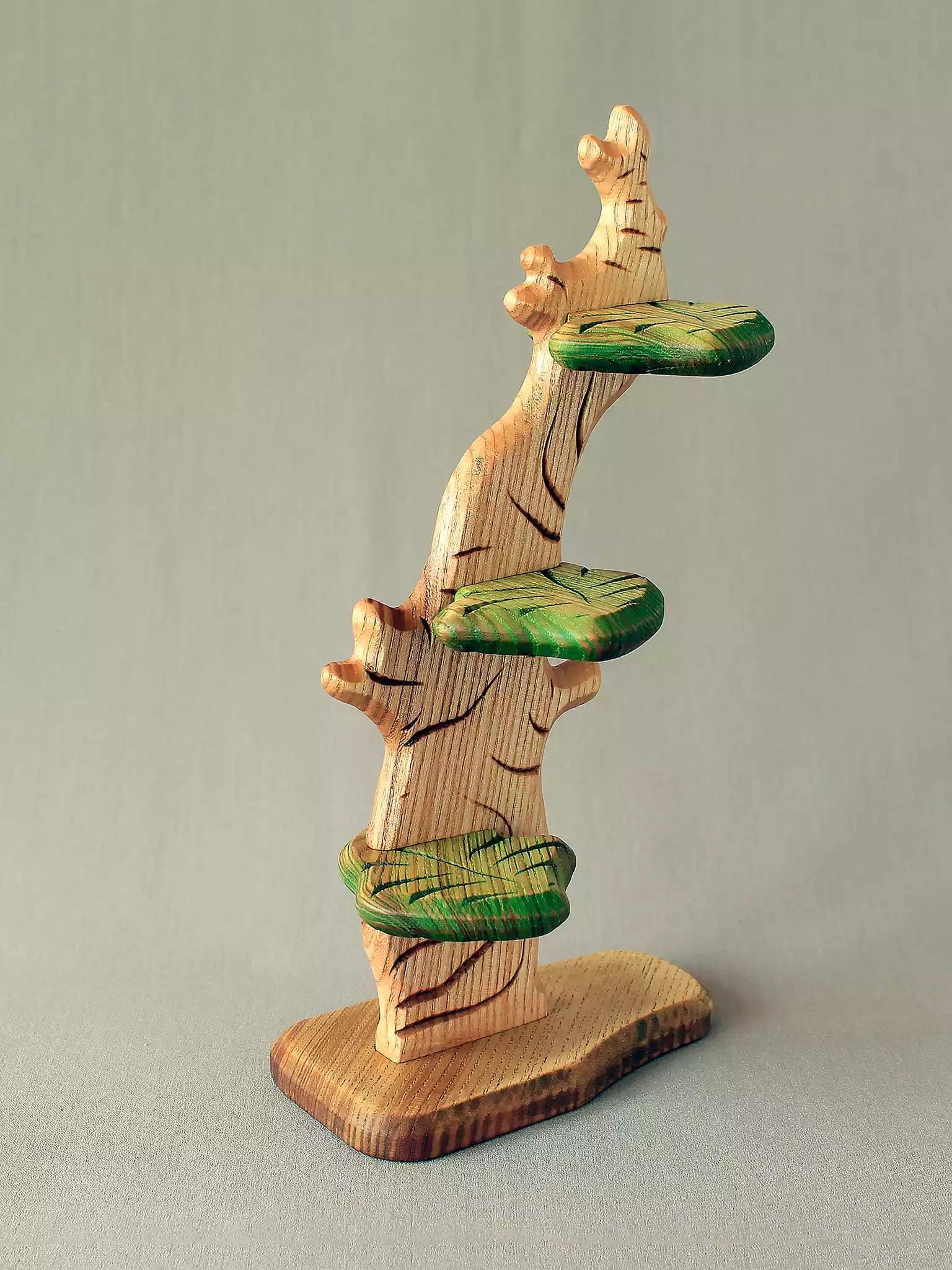 Wooden Parrot & Tree Set - Noelino Toys