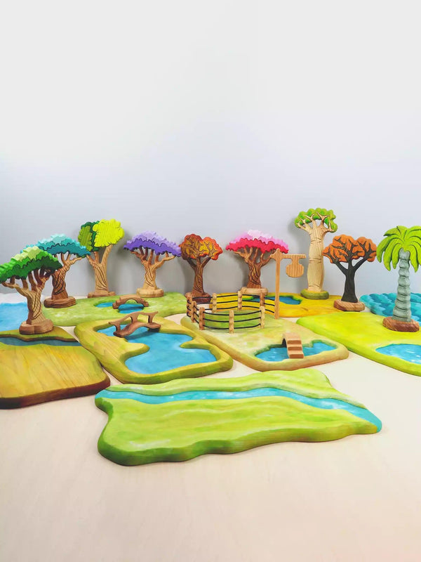 Wooden Playsets – Savanna Collection - Noelino Toys