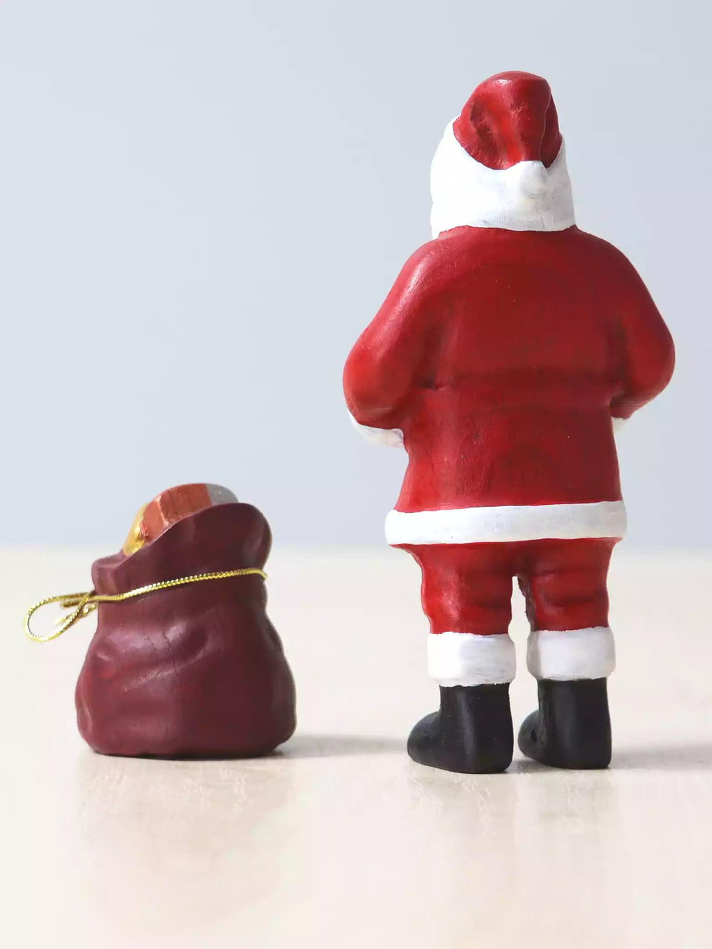 Wooden Santa with Christmas Bag - Noelino Toys