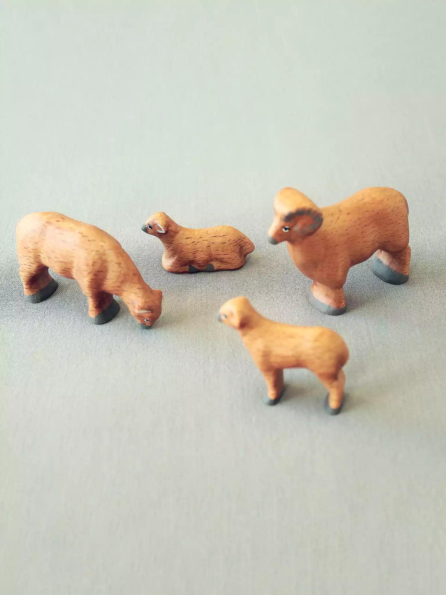 Wooden Sheep Family - Noelino Toys
