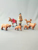 Wooden Sheep Flock and Shepherd Set - Noelino Toys