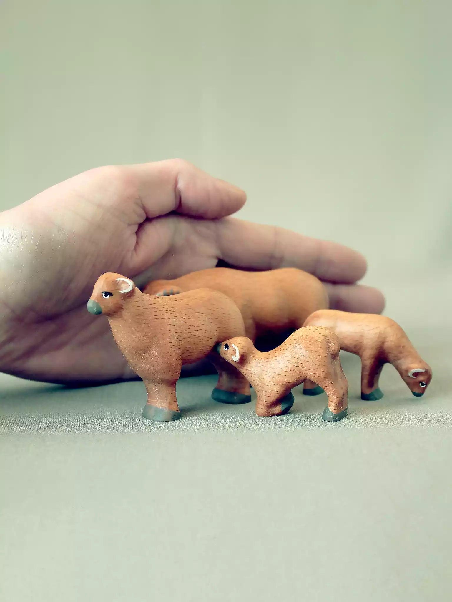 Wooden Sheep Toy - Family of Four - Noelino Toys