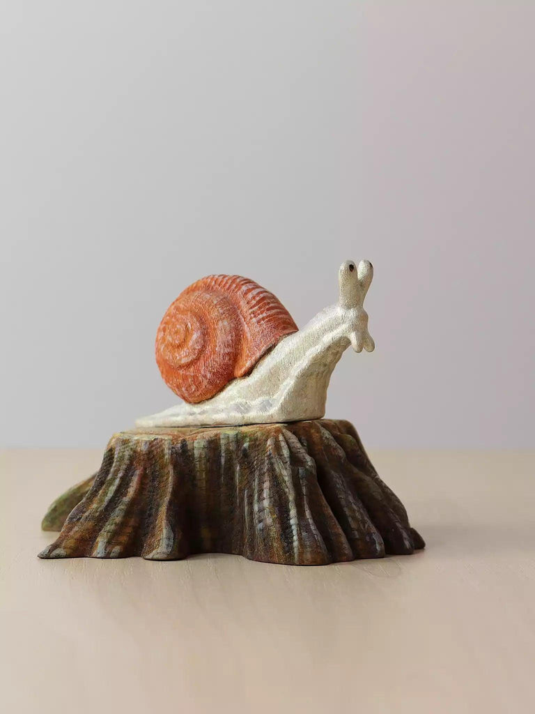 Wooden Snail with Shell - Noelino Toys