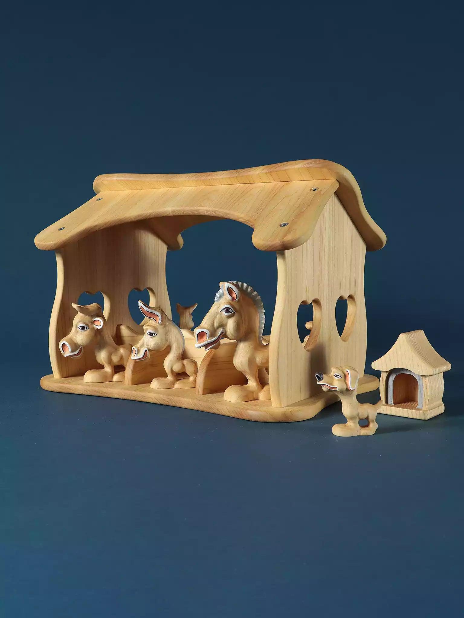Wooden Toy Farm & Animals - Totolino - Noelino Toys