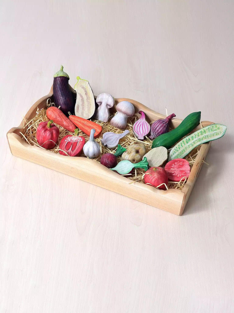 Wooden Vegetable Play Set - Noelino Toys