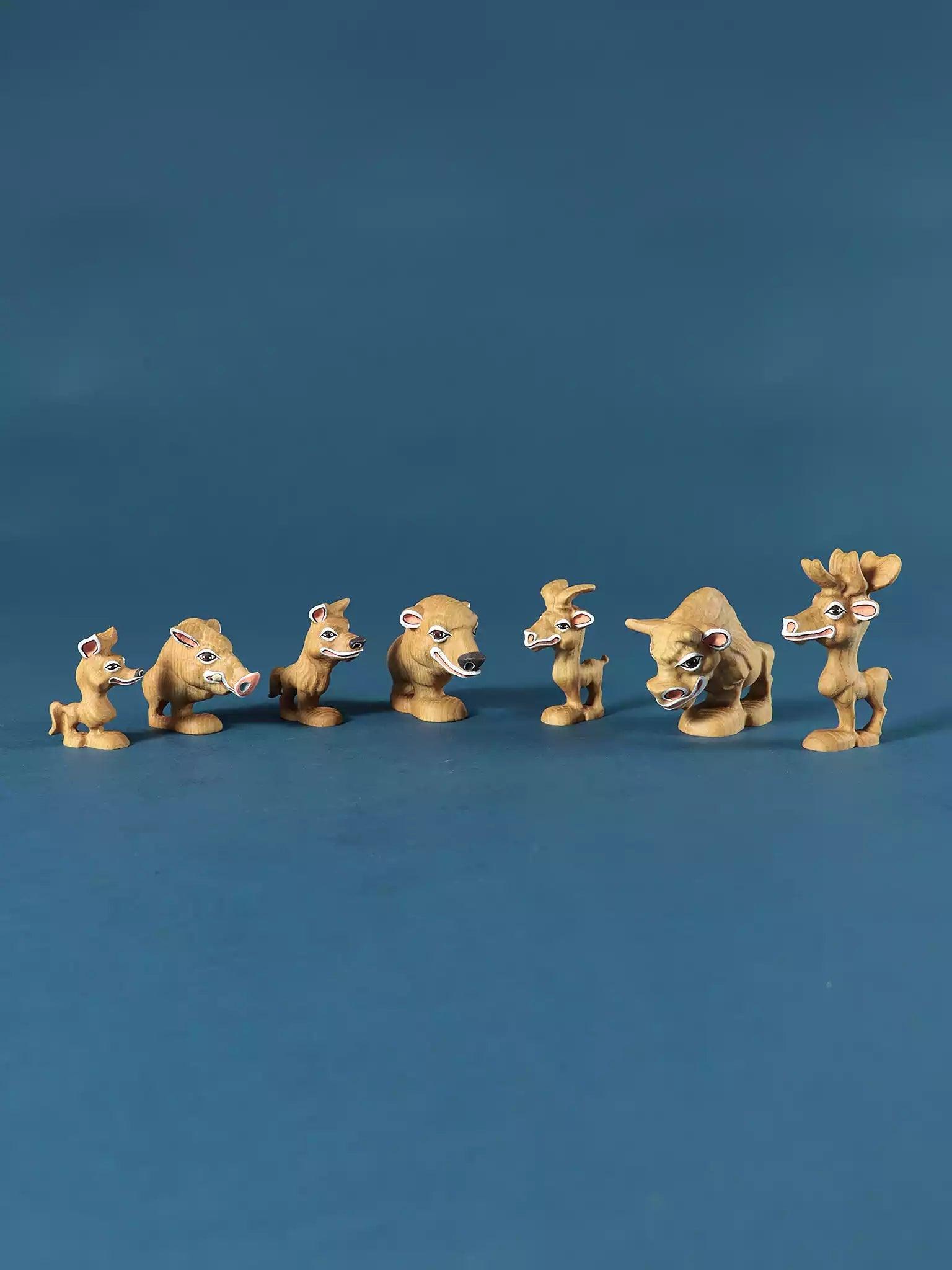 Woodland Animals Set - Cartoon Character Collection - Noelino Toys