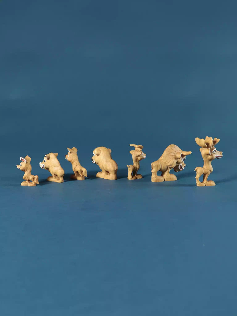 Woodland Animals Set - Cartoon Character Collection - Noelino Toys